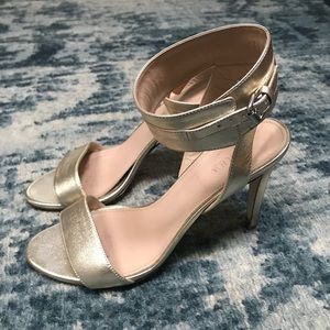 J.Crew Gold Heel Sandal